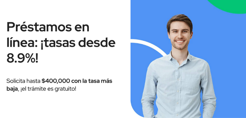Captura de pantalla del sitio web de Yotepresto.